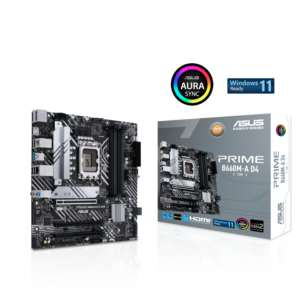 Intel® B660 (LGA 1700) mATX-Mainboard mit PCIe 4.0