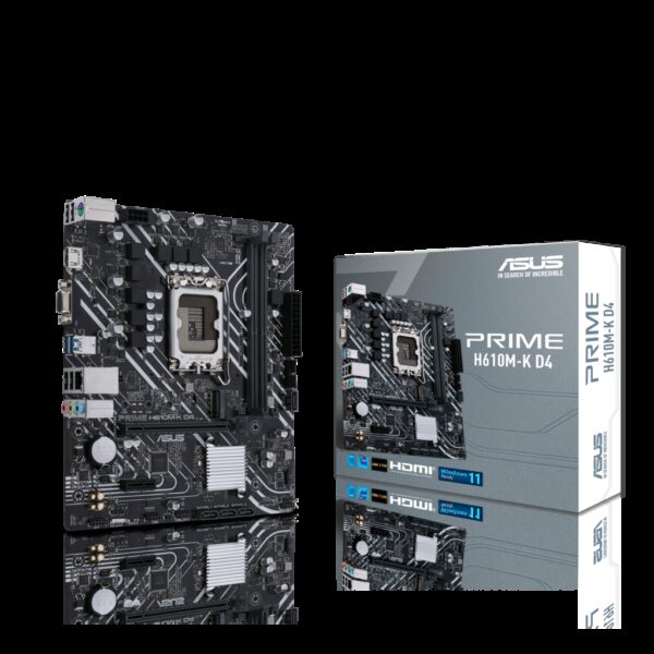 Intel® H610 (LGA 1700) micro-ATX Mainboard mit DDR4