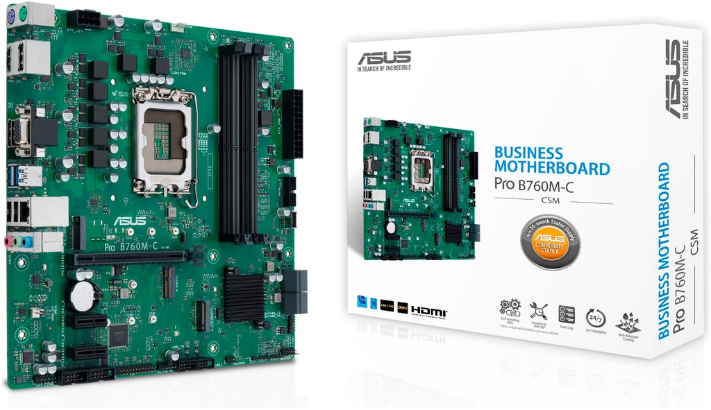 ASUS Pro Business-Mainboards bieten erweiterte Funktionen für einen reibungslosen IT-Betrieb