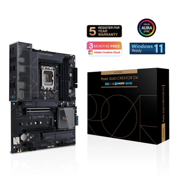 Das ProArt B660-Creator D4 ist ein erweitertes Motherboard