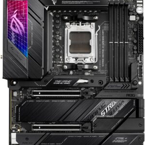 Das ROG Strix X670E-E Gaming WiFi steht an der Spitze der Serie und bietet eine robuste Stromversorgung und exklusive ROG-Übertaktungstools