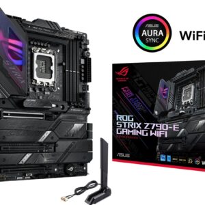 ASUS ROG STRIX Z790-E GAMING WIFI Intel® Z790 LGA 1700 ATX-Mainboard mit 18 + 1 Leistungsstufen