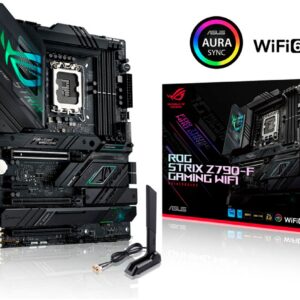 Unter seinen dunklen Kühlkörpern und seiner düsteren Ästhetik verbirgt das ROG Strix Z790-F eine Stromversorgungslösung und Übertaktungsfunktionen