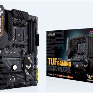 Das Motherboard der Marke ASUS besteht aus dem Chipsatz AMD B450