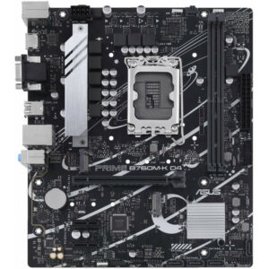 • mATX Mainboard mit Sockel Intel 1700 für Intel Core 13. Generation-CPU • Intel B760-Chipsatz