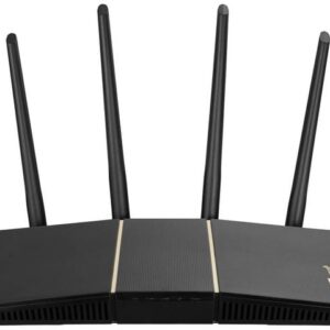 ASUS RT-AX57 AX3000 AiMesh Dual Band WLAN kombinierbarer Router (Tethering als 4G und 5G Router-Ersatz