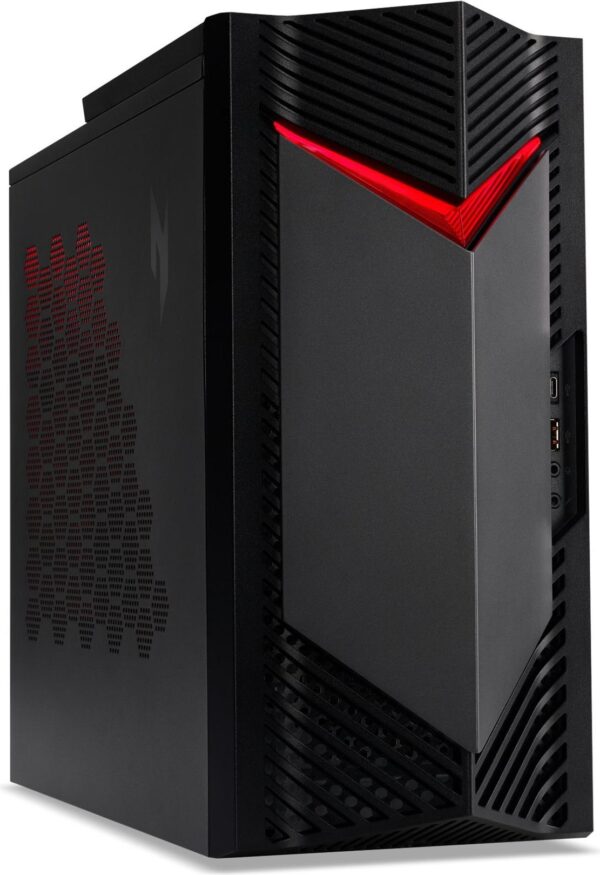 Acer Nitro 50 N50-656 - Tower - Core i5 i5-14400F / 2.5 GHz - RAM 16 GB - SSD 512 GB - NVMe - GeForce RTX 4060 - 1GbE, 802.11ax (Wi-Fi 6E) - WLAN: Bluetooth, 802.11a/b/g/n/ac/ax (Wi-Fi 6E) - Win 11 Home - Monitor: keiner (DG.E3UEG.001)