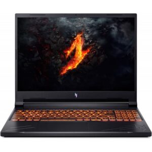 Entdecken Sie das Acer Nitro V 16 (ANV16-41-R0FK) Gaming Notebook in stylischem obsidian black. Mit einem beeindruckenden 16 Zoll Display und schneller