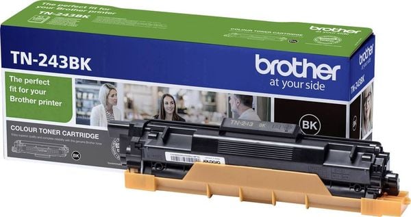 Die Original Brother TN-243BK Tonerkartusche in Schwarz und die Brother Drucker wurden aufeinander so abgestimmt