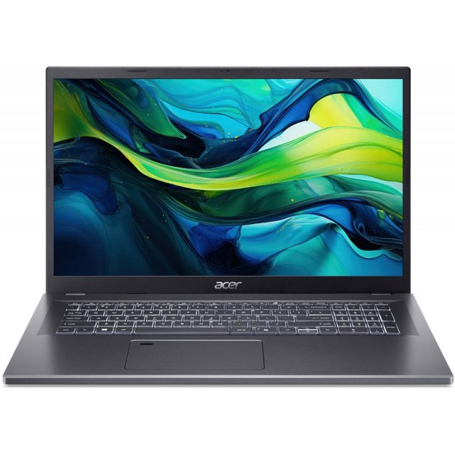 Entdecken Sie das Acer Aspire 17 (A17-51M-78U3) Notebook in elegantem Stahlgrau. Mit einem beeindruckenden 17