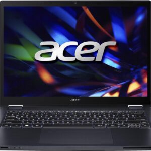 Acer TravelMate P4 Spin 14 TMP414RN-53-TCO - Flip-Design - Intel Core i5 1335U - Win 11 Pro - Intel Iris Xe Grafikkarte - 16 GB RAM - 512 GB SSD - 35.6 cm (14) IPS Touchscreen 1920 x 1200 - 802.11a/b/g/n/ac/ax (Wi-Fi 6E) - Slate Blue - kbd: Deutsch (NX.B22EG.00R)