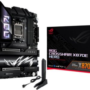 Das KI-PC-fähige ROG Crosshair X870E Hero bietet eine unnachgiebige Stromversorgung