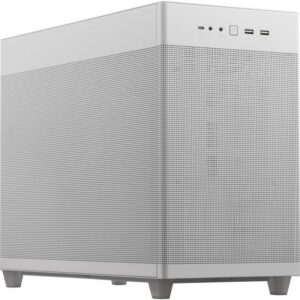 Das ASUS Prime AP201 ist ein elegantes 33-Liter-MicroATX-Gehäuse mit werkzeuglosen Seitenteilen