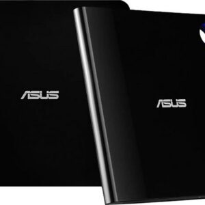 Der ASUS SBW-06D5H-U ist ein tragbarer USB-3.1-Gen1-Blu-Ray-Brenner mit Unterstützung für USB-Typ-C und USB-Typ-A. Im Lieferumfang sind zwei Kabel zur Datenübertragung mit PC und Mac enthalten. Es unterstützt das M-DISC-Format für lebenslange Datensicherungen. Das ultraschlanke Design in Hochglanz-Schwarz mit einem blauen LED-Ring zeigt Technik von ihrer schönsten Seite. Das macht es zum perfekten Begleiter für kompakte und schlanke Notebooks.