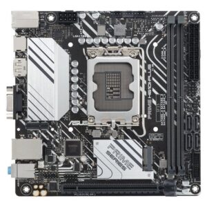 AllgemeinProdukttypMotherboard - Mini-ITXChipsatzIntel H610ProzessorsockelLGA1700-SockelMax. Anz. Prozessoren1Kompatible Prozessoren(unterstützt 12. und 13. Generation von Intel Core / Pentium Gold / Celeron)Unterstützter RAMMax. Größe96 GBTechnologieDDR5Bustakt4800 MHz