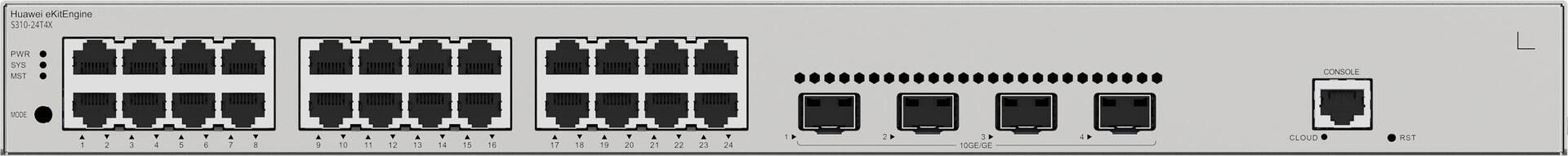 Hauptmerkmale Anschlüsse und Schnittstellen Anzahl der basisschaltenden RJ-45 Ethernet Ports 24 Basic Switching RJ-45 Ethernet Ports-Typ Gigabit Ethernet (10/100/1000) Anzahl installierten SFP Module 4 Konsolen-Port RJ-45 Netzwerk 10G-Unterstützung Ja Sicherheit DHCP-Funktionen DHCPv6 snooping Design Rack-Einbau Ja Formfaktor 1U Produktfarbe Grau Gehäusematerial Metall LED-Anzeigen Ja Internationale Schutzart (IP-Code) IP20 Leistungen Speicherkapazität 1 MB Flash-Speicher 2000 MB Energie Energiequelle AC Netzteil enthalten Ja AC Eingangsspannung 100 - 240 V AC Eingangsfrequenz 50/60 Hz Stromverbrauch (Standardbetrieb) 27