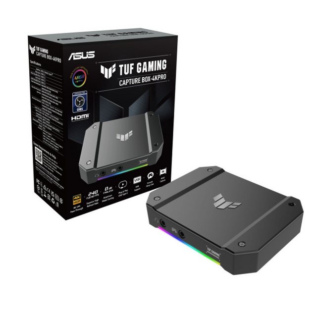   TUF GAMING CAPTURE BOX-4KPRO Die kompakte