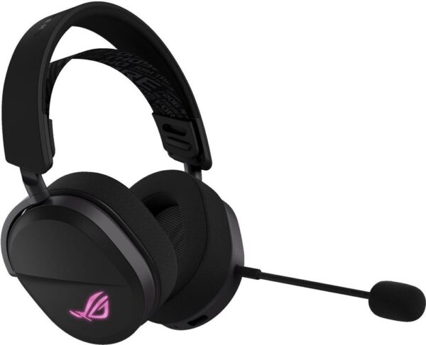 ASUS ROG Pelta - Headset - ohrumschließend - Bluetooth / 2,4 GHz Funkfrequenz - kabellos - Schwarz (90YH0410-BHUA00)