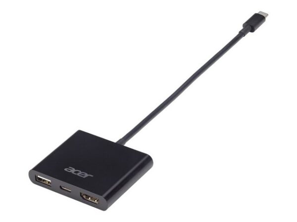 AllgemeinGerätetypExterner VideoadapterBustypUSB-CSchnittstellendetailsUSB-C  HDMI  USBVerschiedenesFarbeSchwarzVerpackungBulkInformationen zur KompatibilitätEntwickelt fürAcer Chromebook 11 C732-C073