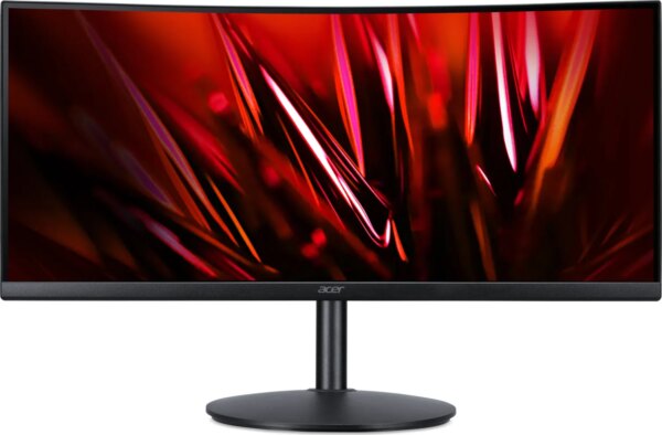 Der Acer Nitro XZ342CUS3 verfügt über ein 86 cm (34) großes Curved-Display mit brillanter Auflösung und überzeugt durch eine ruckelfreie Darstellung sämtlicher Inhalte. Dank einer Bildwiederholrate von 180Hz