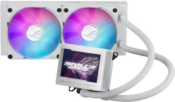 ROG Ryuo III 240 White Edition All-in-One Flüssig-CPU-Kühler mit Asetek 8th Gen Pumpenlösung