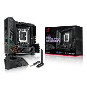 ASUS ROG Strix Z790-I Gaming WIFI Mainboard Sockel Intel LGA1700   Intel® Z790 LGA 1700 Mini-ITX-Mainboard mit 10 +