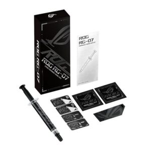    ROG RG-07 Performance Thermal Paste Kit Das ROG RG-07 Performance Thermal Paste Kit zeichnet sich durch eine hohe Wärmeleitfähigkeit und eine besonders langlebige Formel aus