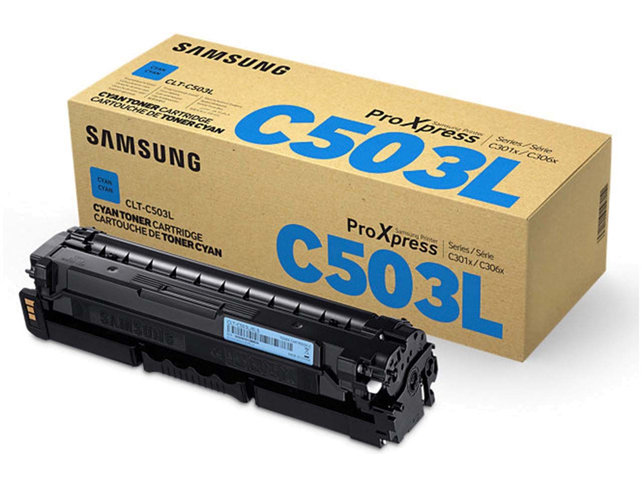 Der originale Samsung Toner CLT-C053L ist für sämtliche Farbausdrucke optimal geeignet. Er passt für die Geräte C3010 und 3060. Bei 5 % Deckung reicht der Toner für ca. 5.000 Drucke. Farbe cyan. Neue Verpackung