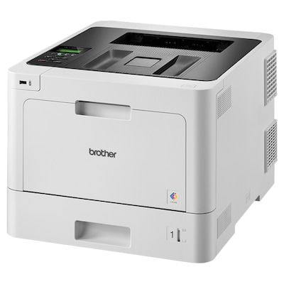 Drucken / 2400 x 600 dpi / Bis zu 31 Seiten/Minute in Farbe und S/W / Automatischer Duplex / Bis zu 1050 Blatt Papierkapazität / 256 MB Speicher / Hintergrundbeleuchtetes LC-Display / USB 2.0 Hi-Speed