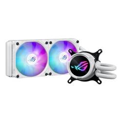 ROG Strix LC III 240 ARGB White EditionROG Strix LC III ARGB All-in-One Flüssig CPU Wasserkühler mit um 360° drehbarem Wasserblock