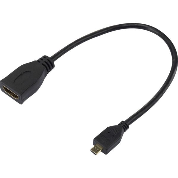 Überblick Kompaktes Design mit weißer Oberfläche Micro-HDMI-Stecker auf HDMI-Buchse Beschreibung Offizieller HDMI-Adapter für den Raspberry Pi 4