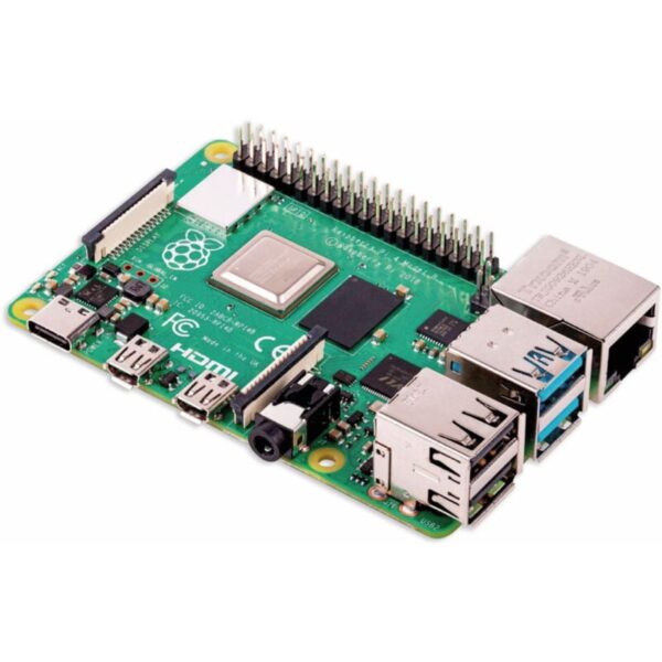 Der Raspberry Pi 4 Model B ist das neueste Produkt aus der beliebten Raspberry Pi Computer Familie. Er bietet bahnbrechende Steigerungen bei der Prozessor Leistungsfähigkeit