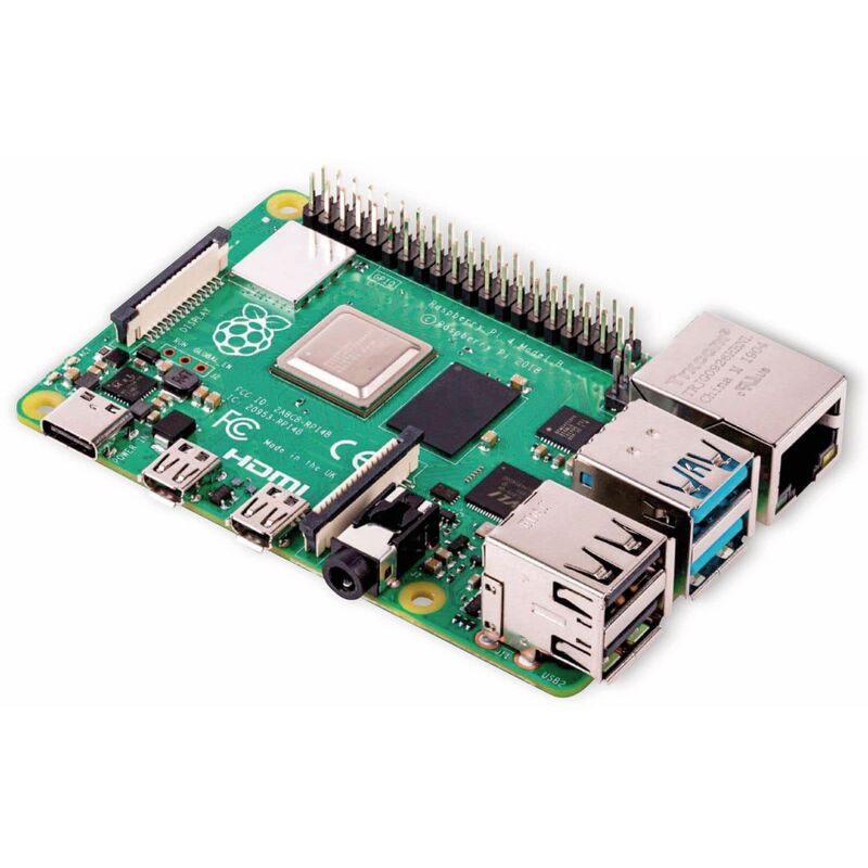 Der Raspberry Pi 4 Model B ist das neueste Produkt aus der beliebten Raspberry Pi Computer Familie. Er bietet bahnbrechende Steigerungen bei der Prozessor Leistungsfähigkeit