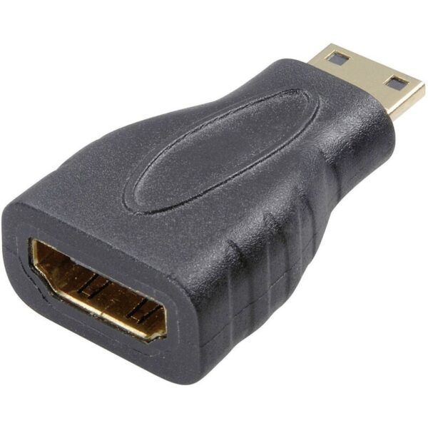 Überblick Kompaktes Design mit weißer Oberfläche Mini-HDMI-Stecker auf HDMI-Buchse Beschreibung Einfacher und effektiver HDMI-Adapter