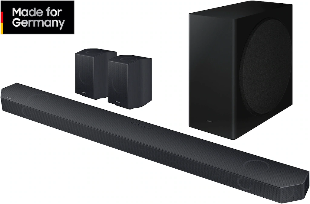 Samsung Soundbars unterstützen die objektbasierte Audiotechnologie Dolby Atmos™ kabellos