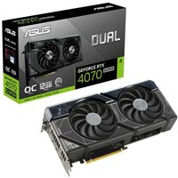 Asus Grafikkarte Nvidia GeForce RTX 4070 Super DUAL OC 12GB GDDR6X-RAM PCIe x16 HDMI®, DisplayPort