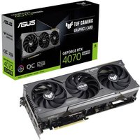 Asus Grafikkarte Nvidia GeForce RTX 4070 Super TUF GAMING OC 12GB GDDR6X-RAM PCIe x16 HDMI®, Displa