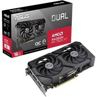 Asus Grafikkarte AMD Radeon RX 7600 XT Dual OC Edition 16GB GDDR6-RAM PCIe x16 HDMI®, DisplayPort