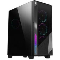 Gigabyte GB-AC500G Midi-Tower PC-Gehäuse Schwarz Gigabyte GB-AC500G Computer-Gehäuse Midi Tower SchwarzAusstattung: Formfaktor: Midi TowerTyp: PCProduktfarbe: Schwarz. Platzierung der Stromversorgung: BodenUnterstützte Stromversorgungs-Formfaktoren: ATX. Installierte Lüfter (Vorderseite): 3x 120 mmDurchmesser unterstützte Vorderseitenlüfter: 120