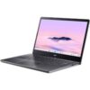 Acer Chromebook Plus 514 CB514-4H - Intel Core i3 N305 - Chrome OS - UHD Graphics - 8 GB RAM - 128 GB SSD - 35.6 cm (14) IPS 1920 x 1080 (Full HD) - Wi-Fi 6E - Stahlgrau - kbd: Deutsch (NX.KUZEG.001) – Bild 2