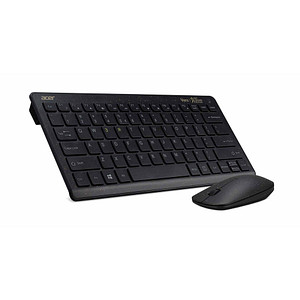 Perfekte Kombination auf hohem Niveau – das acer Vero Combo AAK125 antimikrobielle Tastatur-Maus-Set kabellos schwarzMit diesem acer Vero Combo AAK125 antimikrobielle Tastatur-Maus-Set kabellos schwarz sind Sie in kürzester Zeit professionell an Ihrem Arbeitsplatz ausgestattet. Ohne lästige Kabel haben Sie viel mehr Ungebundenheit. Das kabellose Eingabegerät-Set ist einfach zu installieren und bietet Ihnen eine hohe Zuverlässigkeit bei der Eingabe und Steuerung.Welche Eigenschaften hat die Tastatur?Damit dieser Artikel problemlos funktioniert