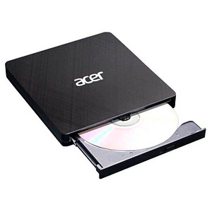 Zur Absicherung und Unterhaltung – der acer AXD001 externe DVD-Brenner schwarzMit dem acer AXD001 externen DVD-Brenner schwarz können Sie aus einer USB-Schnittstelle ein vollwertiges Gerät zum Auslesen und Beschreiben von Datenträgern wie CD