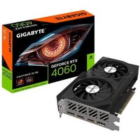 Gigabyte GeForce RTX 4060 WINDFORCE OC 8G Grafikprozessorenfamilie: NVIDIA GPU: GeForce RTX 4060 Separater Grafik-Adapterspeicher: 8 GB Grafikkartenspeichertyp: GDDR6 Breite der Speicherschnittstelle: 128 Bit Maximale Auflösung: 7680 x 4320 Pixel DirectX-Version: 12 Ultimate OpenGL-Version: 4.6 Schnittstelle: PCI Express 4.0 Kühlung: Aktiv Anzahl Lüfter: 3 Lüfter