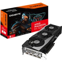 ProzessorGrafikprozessorenfamilie: AMDGPU: Radeon RX 7600Prozessortaktfrequenz: 2355 MHzProzessor-Boost-Taktfrequenz: 2755 MHzMaximale Auflösung: 7680 x 4320 PixelStreamprozessoren: 2048Maximale Displays pro Videokarte: 4SpeicherSeparater Grafik-Adapterspeicher: 8 GBGrafikkartenspeichertyp: GDDR6Breite der Speicherschnittstelle: 128 BitAnschlüsse und SchnittstellenSchnittstelle: PCI Express 4.0Anzahl HDMI-Anschlüsse: 2HDMI-Version: 2.1aAnzahl DisplayPort Anschlüsse: 2DisplayPorts-Version: 1.4aUSB Typ-C Anzahl Anschlüsse: 1LeistungenDirectX-Version: 12 UltimateOpenGL-Version: 4.6Eigenschaft: AMD FreeSyncDesignKühlung: AktivKühltechnik: GIGABYTE WINDFORCE 3XAnzahl Lüfter: 3 LüfterFormfaktor: Full-Height/Full-Length (FH/FL)Höhe der Halterung: Full-Height (FH)Eigenschaft: BeleuchtungFarben der Beleuchtung: MultiProduktfarbe: SchwarzEnergieMin. Systemstromversogung: 550 WZusätzliche Stromanschlüsse: 1x 8-pinSystemanforderungUnterstützt Windows-Betriebssysteme: Windows 10 x64. Windows 11 x64Gewicht und AbmessungenLänge (mm): 287 mmTiefe: 50 mmHöhe: 115 mmVerpackungsdatenVerpackungsart: BoxLieferumfangEigenschaft: Benutzerhandbuch - Eingabe / Ausgabe Grafikkarten AMD - GIGABYTE GAMING Radeon RX 7600 OC 8G