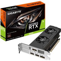 AllgemeinGerätetypGrafikkarten - Low-ProfileBustypPCI Express 4.0GrafikprozessorNVIDIA GeForce RTX 3050Core Clock1477 MHzCUDA-Kerne2304Max Auflösung7680 x 4320Anzahl der max. unterstützten Bildschirme4Schnittstellendetails2 x DisplayPort (Version 1.4a)  2 x HDMIAPI-UnterstützungOpenGL 4.6