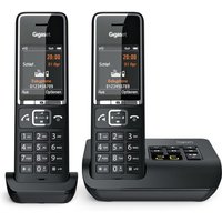 Gigaset COMFORT 550A Duo Schnurloses-Telefon Anrufbeantworter Headset-AnschlussHighlightsZeitlos-edles Design2