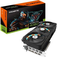 Hauptmerkmale Prozessor Grafikprozessorenfamilie NVIDIA GPU GeForce RTX 4080 SUPER Maximale Auflösung 7680 x 4320 Pixel CUDA Ja Parallele Verarbeitungstechnologie Nicht unterstützt Maximale Displays pro Videokarte 4 Speicher Separater Grafik-Adapterspeicher 16 GB Grafikkartenspeichertyp GDDR6X Breite der Speicherschnittstelle 256 Bit Speichertaktfrequenz 23000 MHz Speicherbandbreite (max.) 23 GB/s Anschlüsse und Schnittstellen Schnittstelle PCI Express 4.0 Anzahl HDMI-Anschlüsse 1 Anzahl DisplayPort Anschlüsse 3 HDMI-Version 2.1a DisplayPorts-Version 1.4a Leistungen TV Tuner integriert Nein DirectX-Version 12 Ultimate OpenGL-Version 4.6 Dual-Link-DVI Nein Design Kühlung Aktiv Kühltechnik GIGABYTE WINDFORCE 3X Anzahl Lüfter 3 Lüfter Formfaktor Full-Height/Full-Length (FH/FL) Produktfarbe Schwarz Energie Min. Systemstromversogung 850 W Zusätzliche Stromanschlüsse 1x 16-pin Gewicht und Abmessungen Tiefe 342 mm Höhe 75 mm Breite 150 mm Verpackungsdaten Verpackungsbreite 264 mm Verpackungstiefe