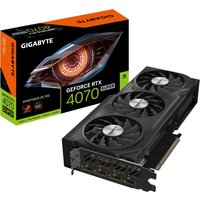 Hauptmerkmale Prozessor Grafikprozessorenfamilie NVIDIA GPU GeForce RTX 4070 SUPER Maximale Auflösung 7680 x 4320 Pixel CUDA Ja Parallele Verarbeitungstechnologie Nicht unterstützt Maximale Displays pro Videokarte 4 Speicher Separater Grafik-Adapterspeicher 12 GB Grafikkartenspeichertyp GDDR6X Breite der Speicherschnittstelle 192 Bit Speichertaktfrequenz 21000 MHz Speicherbandbreite (max.) 21 GB/s Anschlüsse und Schnittstellen Schnittstelle PCI Express 4.0 Anzahl HDMI-Anschlüsse 1 Anzahl DisplayPort Anschlüsse 3 HDMI-Version 2.1a DisplayPorts-Version 1.4a Leistungen TV Tuner integriert Nein DirectX-Version 12 Ultimate OpenGL-Version 4.6 Dual-Link-DVI Nein Design Kühlung Aktiv Kühltechnik GIGABYTE WINDFORCE 3X Anzahl Lüfter 3 Lüfter Formfaktor Full-Height/Full-Length (FH/FL) Produktfarbe Schwarz Energie Min. Systemstromversogung 700 W Zusätzliche Stromanschlüsse 1x 16-pin Gewicht und Abmessungen Tiefe 261 mm Höhe 50 mm Breite 126 mm Verpackungsdaten Verpackungsbreite 214 mm Verpackungstiefe