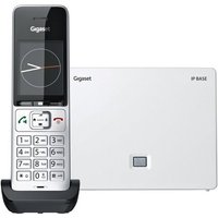 Mit dem COMFORT 500A IP BASE präsentiert Gigaset den neuen Maßstab für die IP-Telefonie Zuhause und im Home Office. Das zeitlos-edle Design macht sowohl auf dem Schreibtisch als auch im ganzen Haus eine gute Figur. Anrufe und Telefonkonferenzen in HD-Qualität Im beruflichen Einsatz überzeugt das Gigaset COMFORT 500A IP BASE mit einem professionellen Headset-Anschluss sowie im Voice-over-IP-Betrieb mit einer integrierten Freisprecheinrichtung in HD-Qualität: So bleiben die Hände frei für gute Gespräche und direkte Mitschriften. Kontaktmanagement Mit einer beeindruckenden Kapazität von bis zu 500 Einträgen im zentralen Telefonbuch bietet die Gigaset IP BASE erstklassige Speichermöglichkeiten. Darüber hinaus ermöglicht die nahtlose Integration von Google- und Microsoft 365-Konten die Speicherung von jeweils 1000 Kontakten