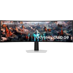 Mit enorm hohe Auflösung und vielen Einstellungsmöglichkeiten: SAMSUNG Odyssey OLED G9 S49CG934SU Curved Monitor 124